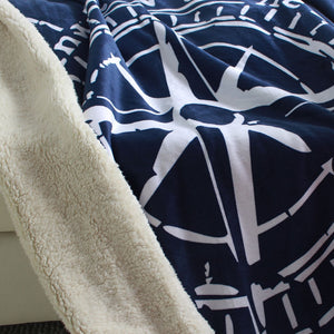 130x160cm Beautiful Compass Blanket for home