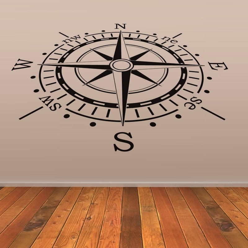 Compass Wall Sticker