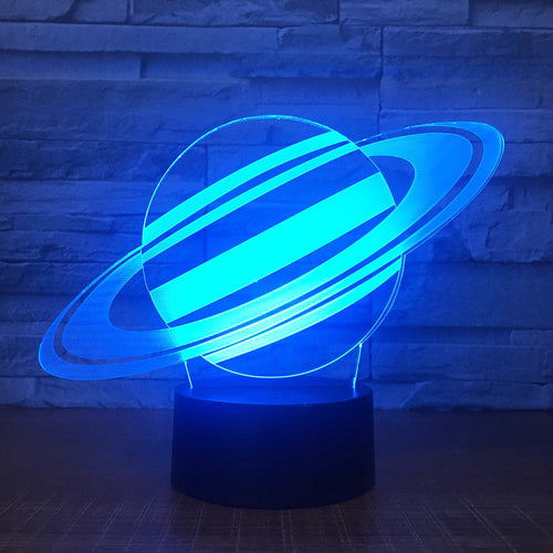 7 Color Changing Jupiter 3D illusion Night Light