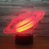 7 Color Changing Jupiter 3D illusion Night Light